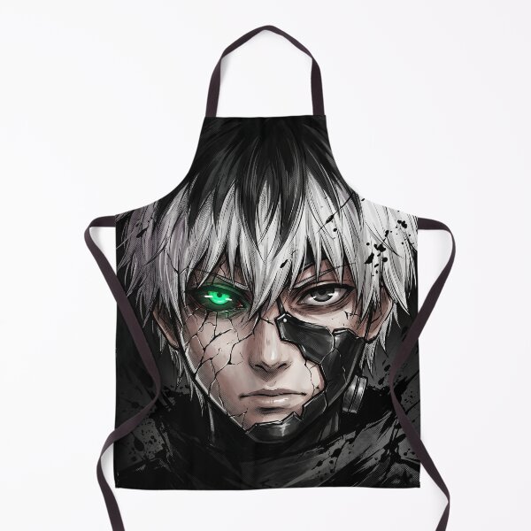 Item preview, Kaneki Ken Cracked Mask Neon Eye Tokyo Ghoul Dark Manga Art designed and sold by MCHDesignST.