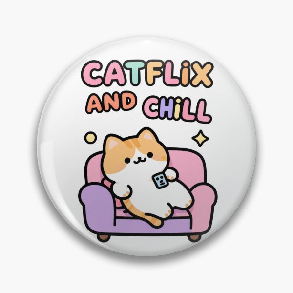 Item preview, Catflix and chill designed and sold by LisTworzy.