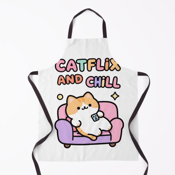 Item preview, Catflix and chill designed and sold by LisTworzy.