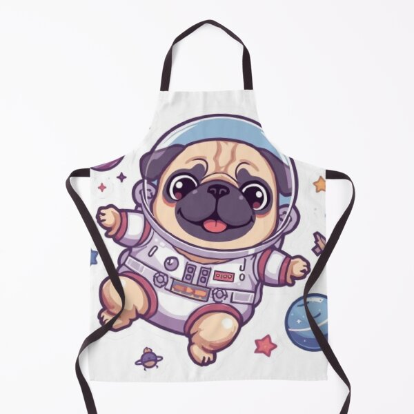 Item preview, Cute Space Pug Astronaut Sticker | Kawaii Galaxy Dog Gift designed and sold by Stylestickers55.