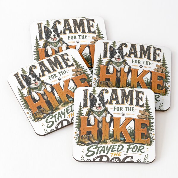 Item preview, I Came for the Hike Stayed for the Dog Vintage Hiking Dog Lover Design designed and sold by PawverseDesigns.