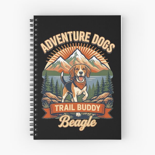 Item preview, Adventure Dogs – Trail Buddy | Beagle Vintage Hiking designed and sold by No Excuses Supply.