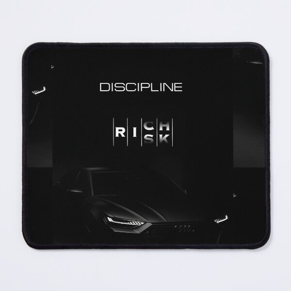 Item preview, It Takes Discipline and Risk To Be Rich Inspiring Hustle Motivational Quotes designed and sold by Matt_Smith.
