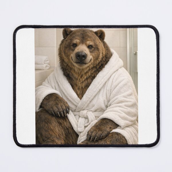 Item preview, Cozy Bathrobe Short-Faced Bear designed and sold by Sillytoe.