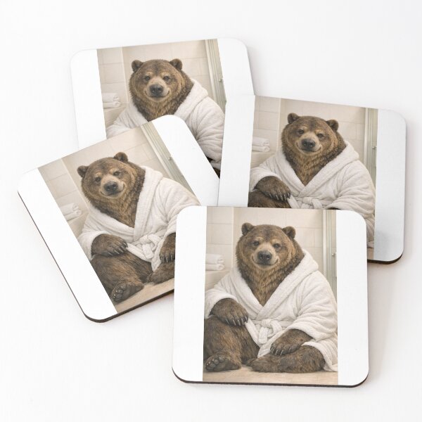 Item preview, Cozy Bathrobe Short-Faced Bear designed and sold by Sillytoe.