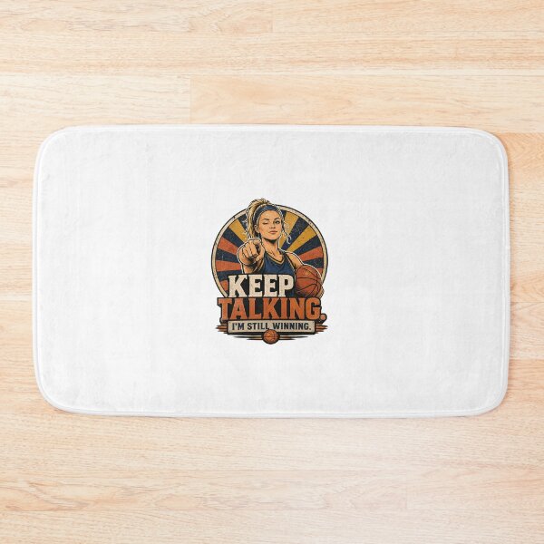 Item preview, Keep Talking I'm Still Winning Retro Basketball designed and sold by EchoWear-10M.