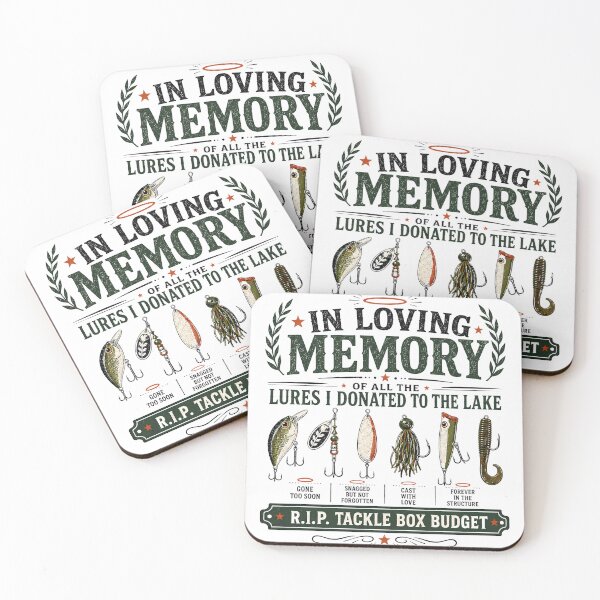 Item preview, In Loving Memory Of All The Lures I Donated To The Lake Funny Fishing Design designed and sold by 404CLOTHINGG.
