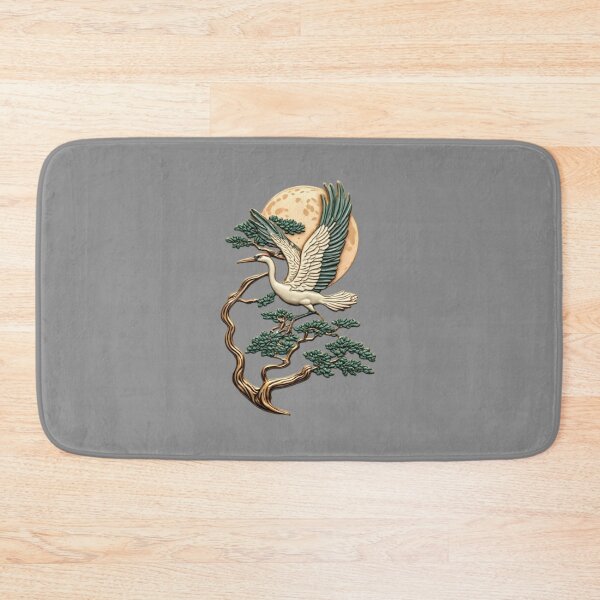 Item preview, Crane, Pine Tree & Full Moon | Elegant Japanese Icon 02 designed and sold by Shift-Bloom.