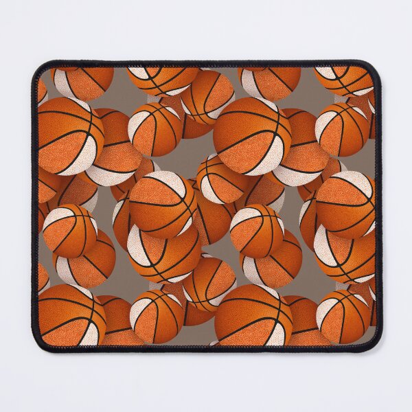 Item preview, Stylized basketballs with orange white accent panels designed and sold by katzdzynes.