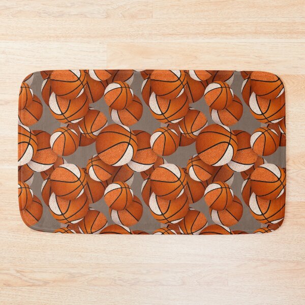 Item preview, Stylized basketballs with orange white accent panels designed and sold by katzdzynes.