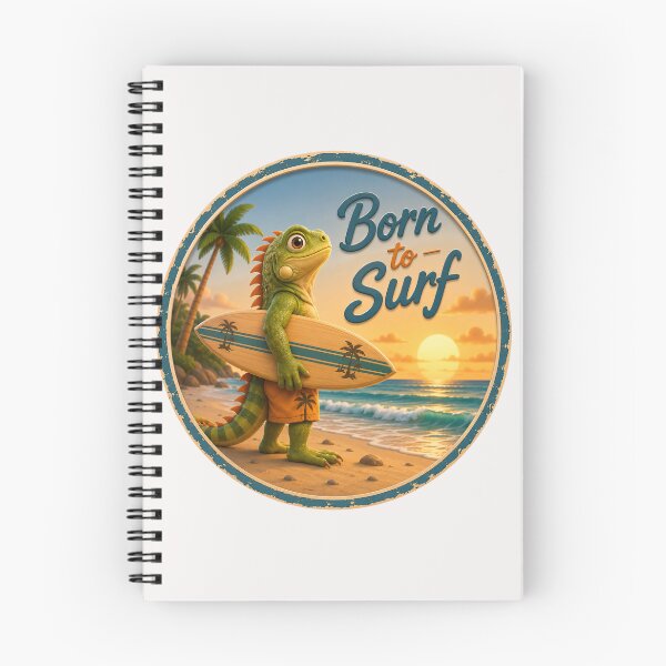 Item preview, Born To Surf designed and sold by Inking Squid.