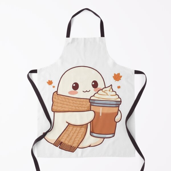 Item preview, Cute Cozy Ghost Coffee Kawaii Sticker | Adorable Autumn Ghost Latte designed and sold by Stylestickers55.