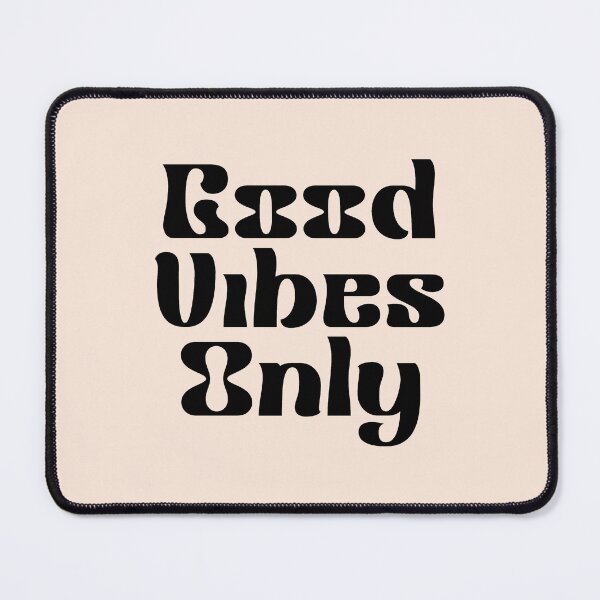 Item preview, Bold "Good Vibes Only" Typography, Swirly Funky Art, Contemporary Home Decor designed and sold by SpringTeaDesigns.