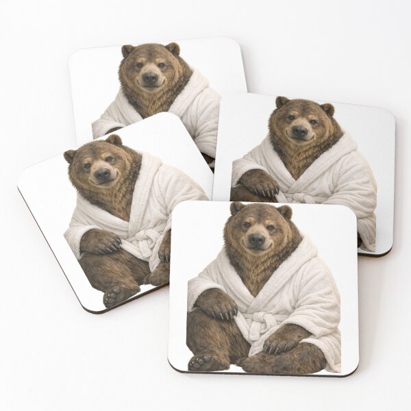 Item preview, Bathrobe Short-Faced Bear designed and sold by Sillytoe.