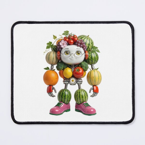 Item preview, VEGGIE BOT - The Cute Bio-Organic Cyborg designed and sold by Sem Bregs.
