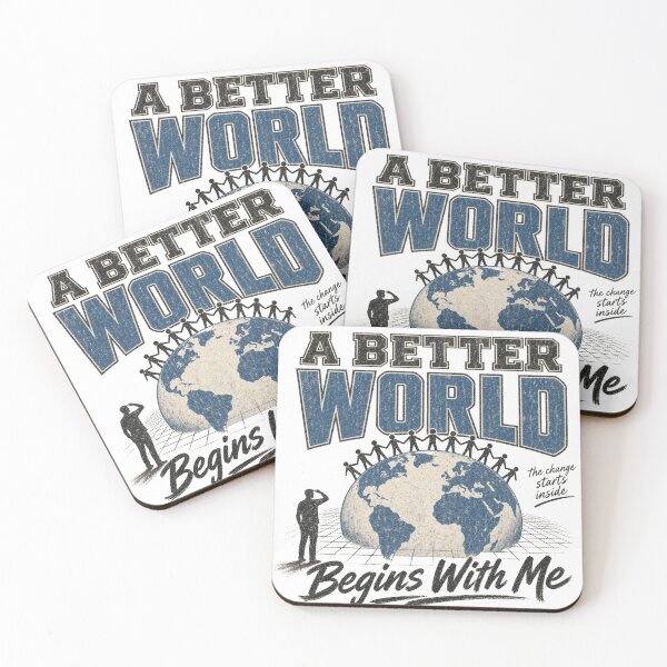 Item preview, A Better World Begins With Me designed and sold by GrooveAndGlow.