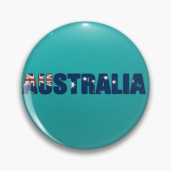 Item preview, Australia text with flag no background designed and sold by CreationsNicB.