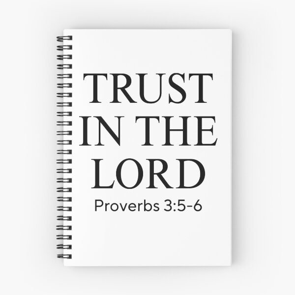 Item preview, Trust in the Lord, Black Font designed and sold by anonymousratrat.