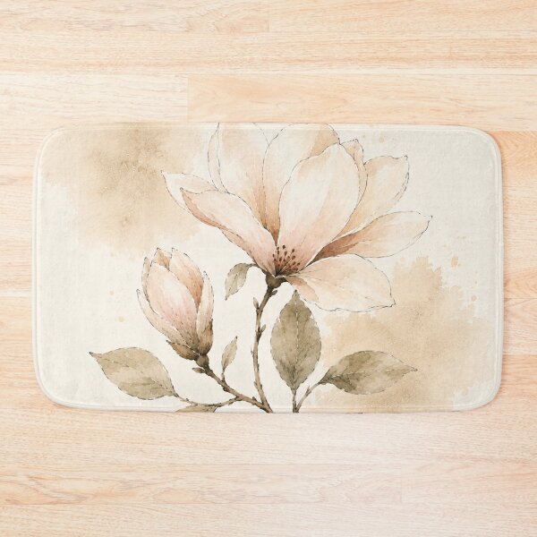 Item preview, Soft Magnolia Watercolor Botanical Flower Sticker designed and sold by TheSlowShore.