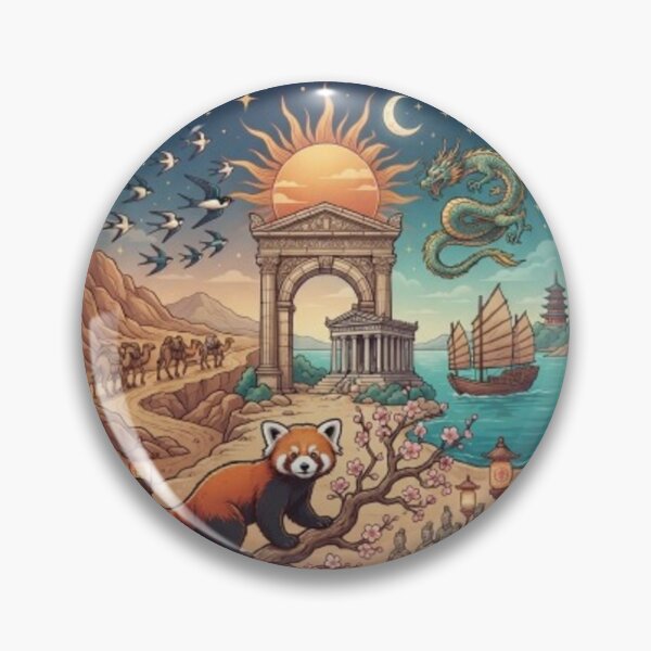 Item preview, Cultures & Bridges – World Travel Fantasy Art designed and sold by Dogandesighn.
