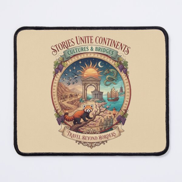 Item preview, Cultures & Bridges – World Travel Fantasy Art designed and sold by Dogandesighn.