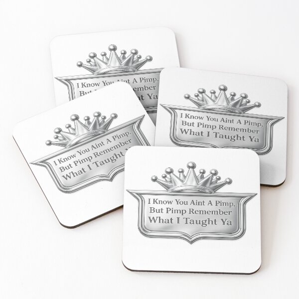 Item preview, Pimp Remember What I Taught Ya – Southern Hip Hop Inspired Quote Design designed and sold by MusicFanTees.
