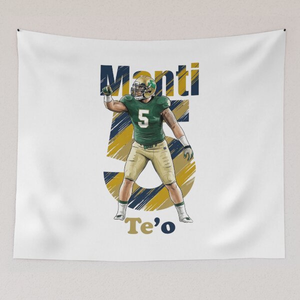 Item preview, Retro Manti Te'o 5 - South Bend Football Legend designed and sold by Thogan0416.