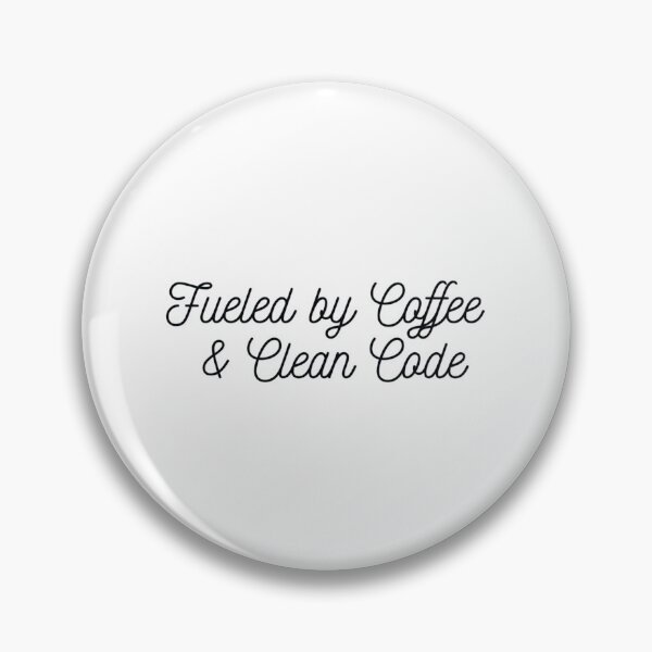 Item preview, Fueled by Coffee and Clean Code - Funny Programmer Gift designed and sold by cozy-creative.