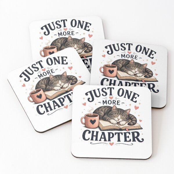 Item preview, Just One More Chapter Cute Reading Book Lover Vintage Design designed and sold by Masloshop.