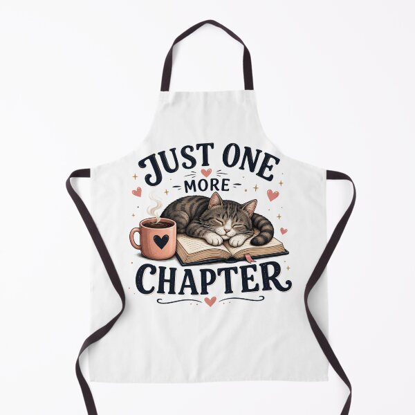 Item preview, Just One More Chapter Cute Reading Book Lover Vintage Design designed and sold by Masloshop.