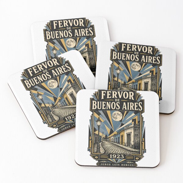 Item preview, Fervor de Buenos Aires 1923 – Diseño Art Déco Literario Vintage de Borges designed and sold by Past in Threads.