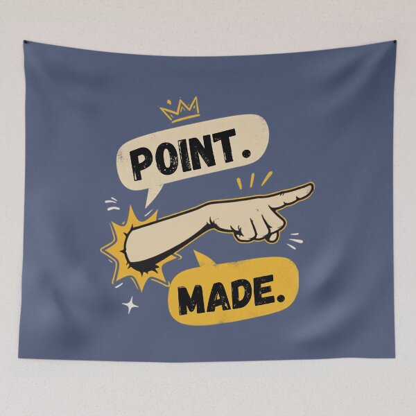 Item preview, Point Made, Point And Laugh Designs Funny Pointing Finger Graphic TShirt designed and sold by MalwasBasket.