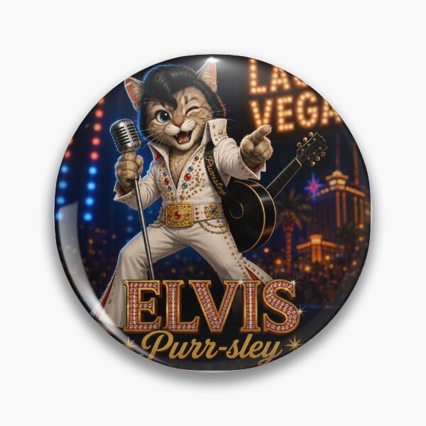 Artikelvorschau, Elvis Purr-sley entworfen und verkauft von JLClassics.