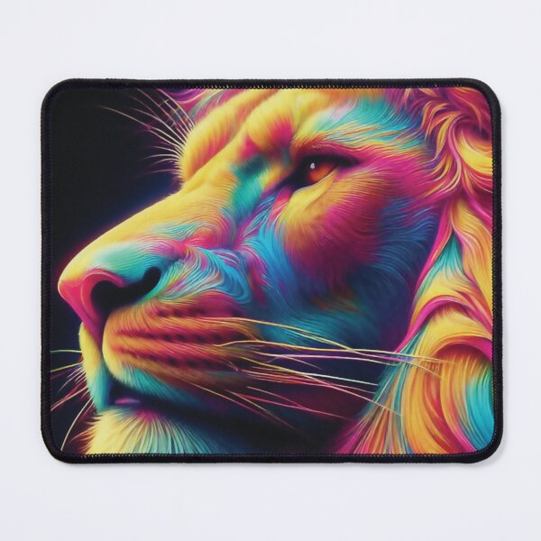Item preview, Colorful Lion | Vibrant Wildlife Wall Art designed and sold by ArtDigCont.