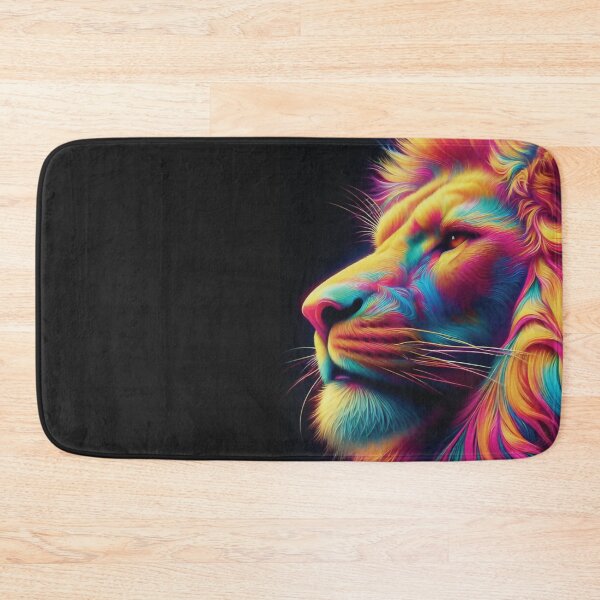 Item preview, Colorful Lion | Vibrant Wildlife Wall Art designed and sold by ArtDigCont.