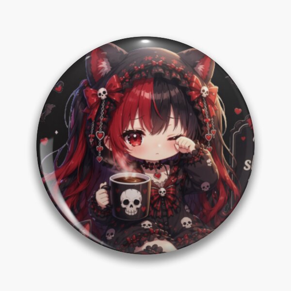Item preview, Copy of Copy of Copy of Copy of  Cute Gothic Anime Girl Everything Sucks  designed and sold by Revyra.