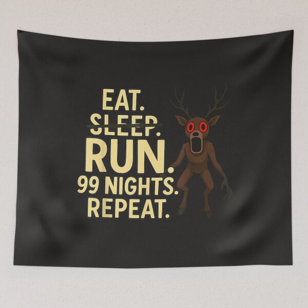 Item preview,  99 Nights. Bye. in The Forest Gamer designed and sold by dperlo06.