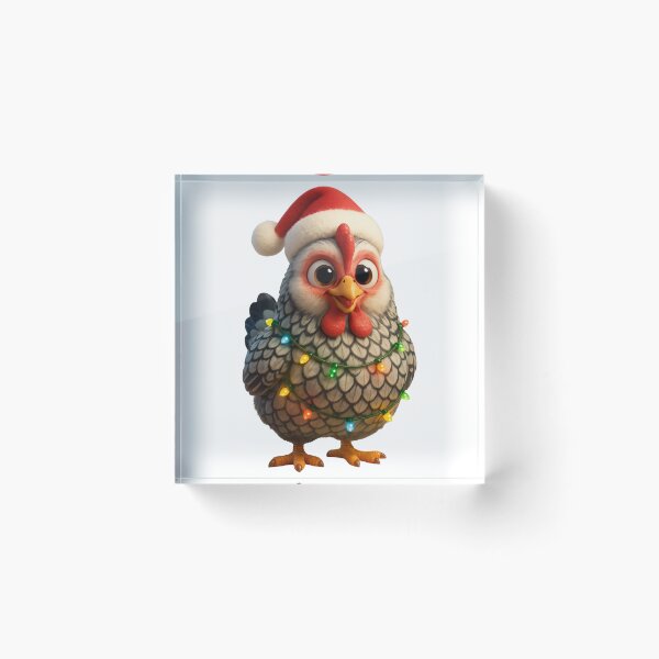 Item preview, Christmas Wyandotte Chicken designed and sold by Sillytoe.