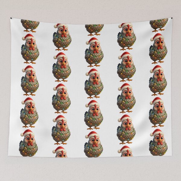 Item preview, Christmas Wyandotte Chicken designed and sold by Sillytoe.