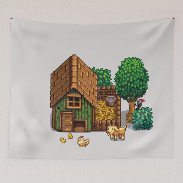 Item preview, Stickers Stardew Valley House barn designed and sold by Stardewwlove.