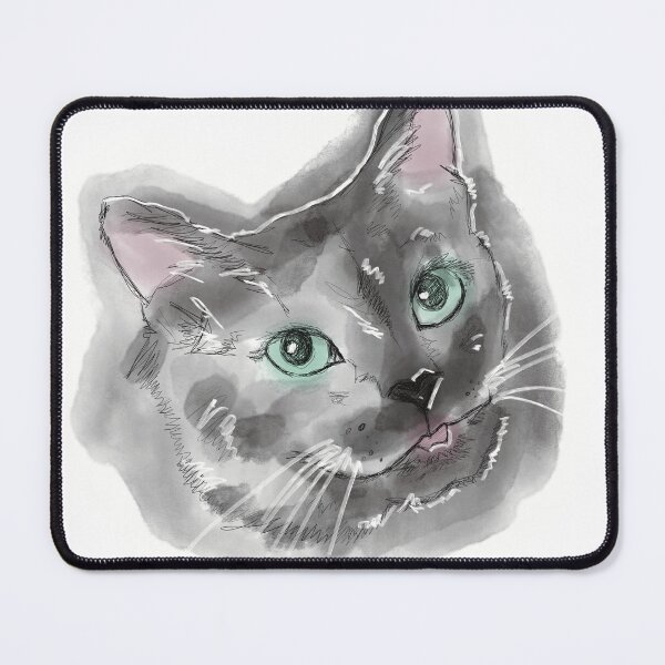 Item preview, Mr. Blep (Cute Cat, Green Eyes, Silly Face) designed and sold by Colette-Wilder.