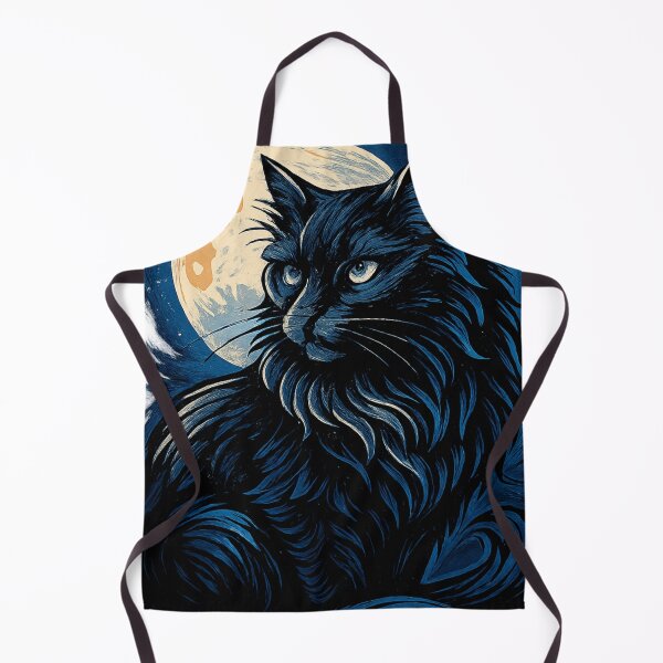 Item preview, Celestial Black Cat Moon Stars Witchy Aesthetic Design designed and sold by Cat-astrophes.