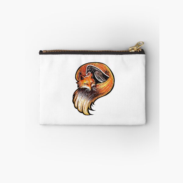 Item preview, Cute Fox and Crow design sticker - Great Gift idea - For him, for her, for them designed and sold by DearhoneyandArt.