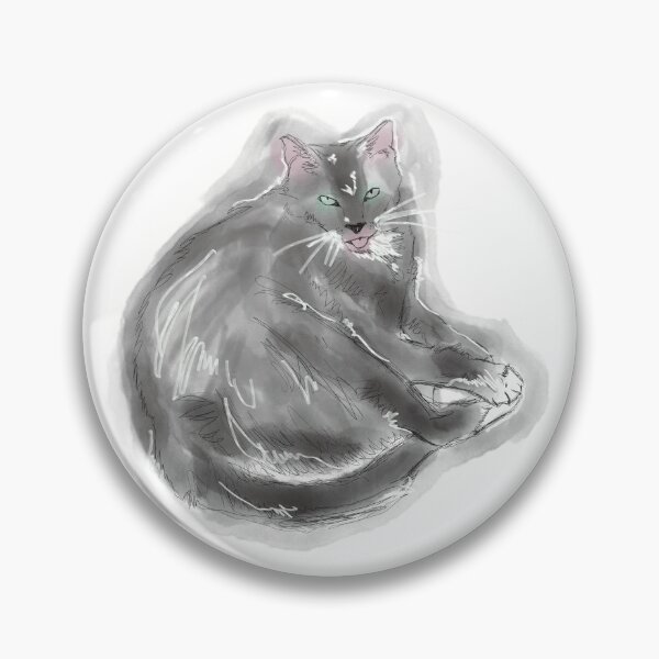 Item preview, Mr. Blep (Full Body, Cat with Blep Face, Green Eyes) designed and sold by Colette-Wilder.
