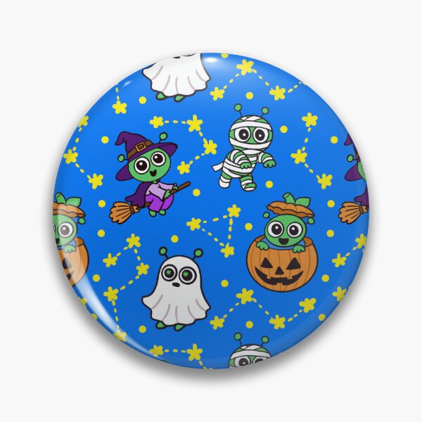 Item preview, Halloween Aliens Costume Party Pattern designed and sold by CI Creative Design LLC.
