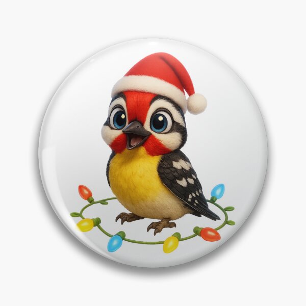 Item preview, Christmas Yellow-Bellied Sapsucker designed and sold by Sillytoe.