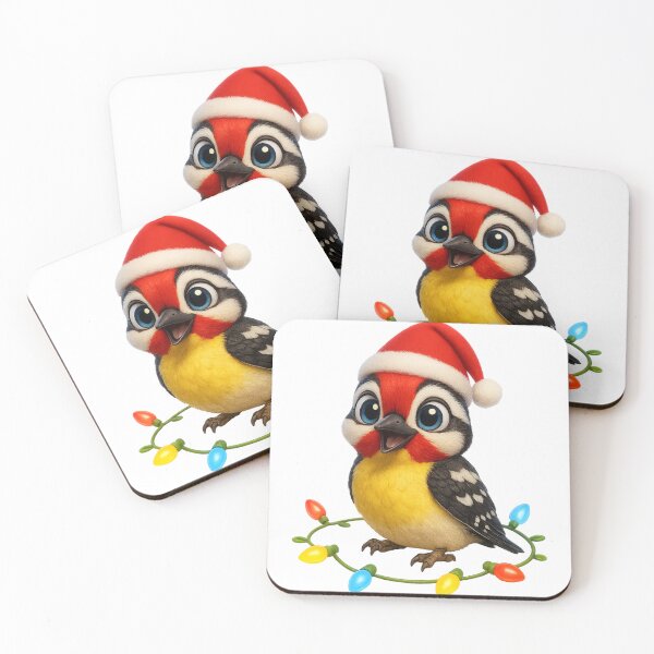 Item preview, Christmas Yellow-Bellied Sapsucker designed and sold by Sillytoe.