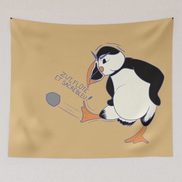 Item preview, Annoyed puffin designed and sold by Vanillandcrimes.