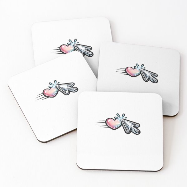 Item preview, Y2K Chrome Cursor Heart Sticker | Retro Computer Aesthetic Kidcore Design designed and sold by Loading Crush.