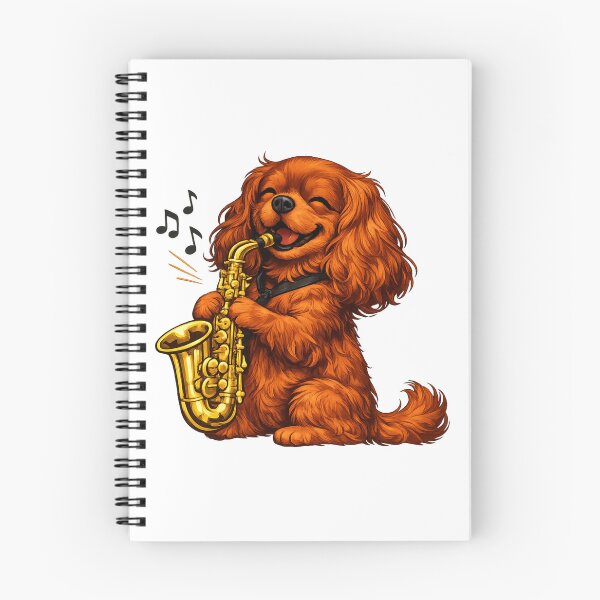 Item preview, Saxophone playing Ruby Cavalier designed and sold by SpottyRainbow.